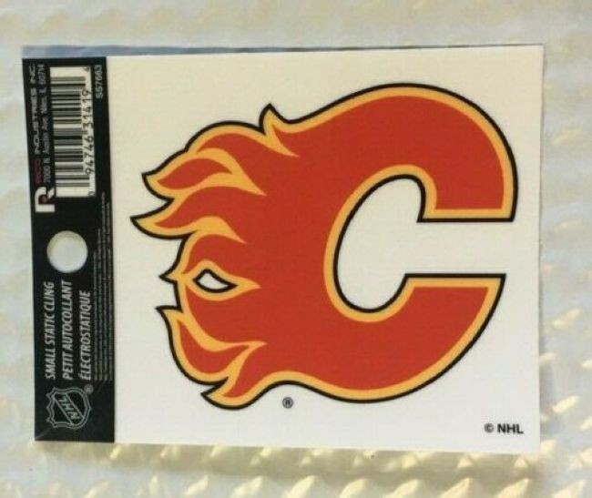 Samolepka Calgary - Calgary Flames Přívěšky, samolepky, šňůrky