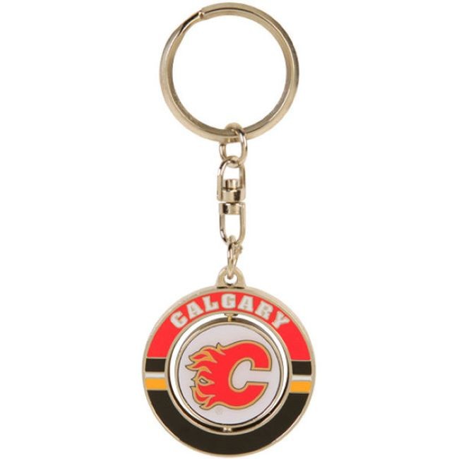 Přívěšek na klíče Spinner Keychain Calgary - Calgary Flames Přívěšky, samolepky, šňůrky