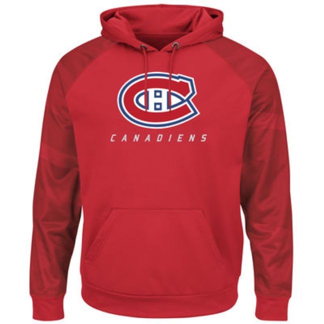 Mikina Majestic Penalty Shot Therma Base Hoodie Montreal - Montreal Canadiens Mikiny