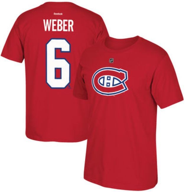 Tričko 6 Shea Weber Montreal - Montreal Canadiens Trička