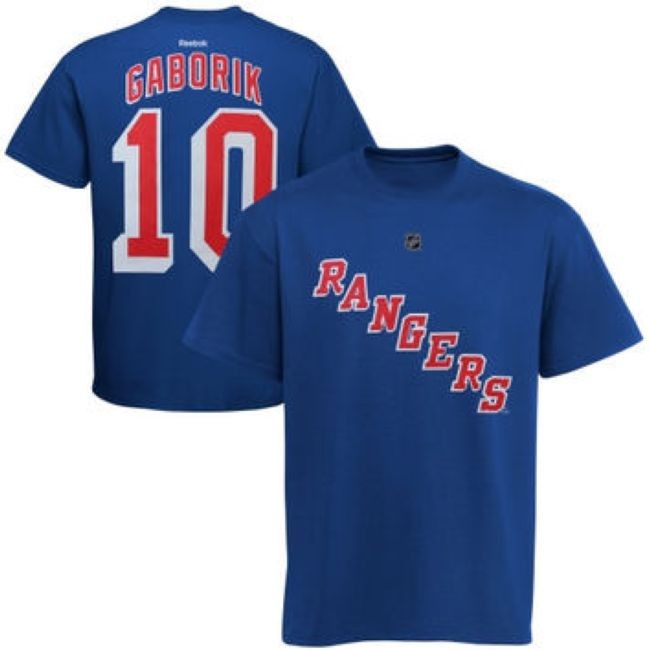 Dětské Tričko 10 Marian Gaborik - modré NYR - New York Rangers Trička