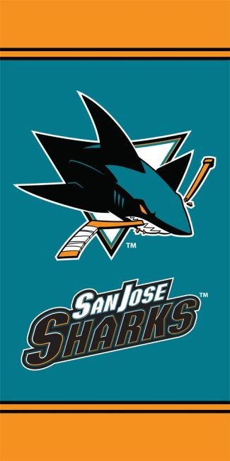 Plážová osuška TIP San Jose - San Jose Sharks Ostatní