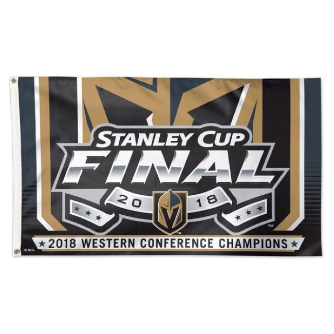 Vlajka 2018 Western Conference Champions On-Ice Flag Vegas - Vegas Golden Knights Ostatní
