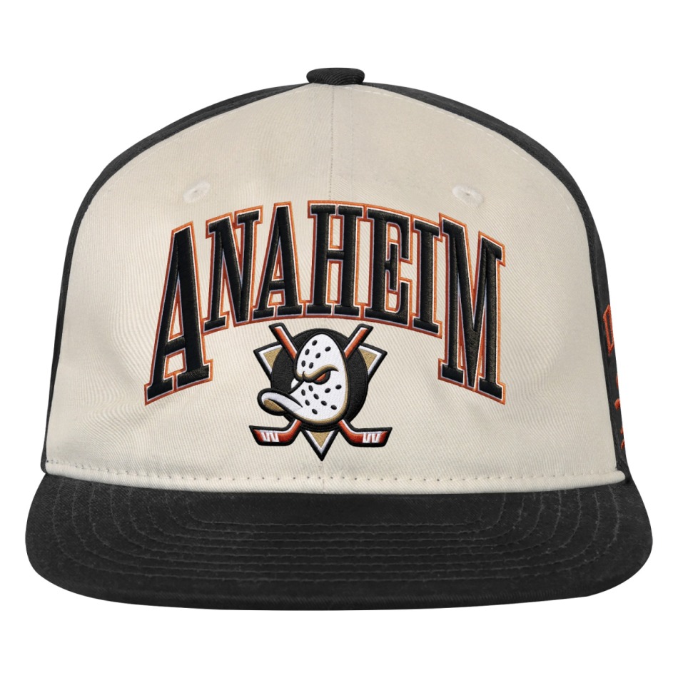 Dětská kšiltovka Anaheim Ducks NHL Flatbrim Arch Deadstock Snapback - Anaheim Ducks dětské oblečení