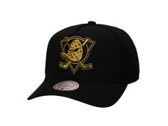 Anaheim Ducks čepice baseballová kšiltovka NHL Black and Gold Pro Snapback Vintage