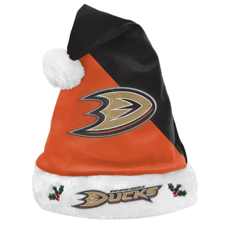 Anaheim Ducks zimní čepice FOCO Colorblock Santa Hat - Anaheim Ducks kšiltovky, čepice, rukavice