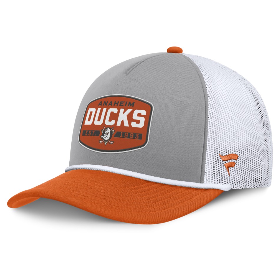 Anaheim Ducks čepice baseballová kšiltovka Course Adjustable Foam Front A-Frame Meshaback