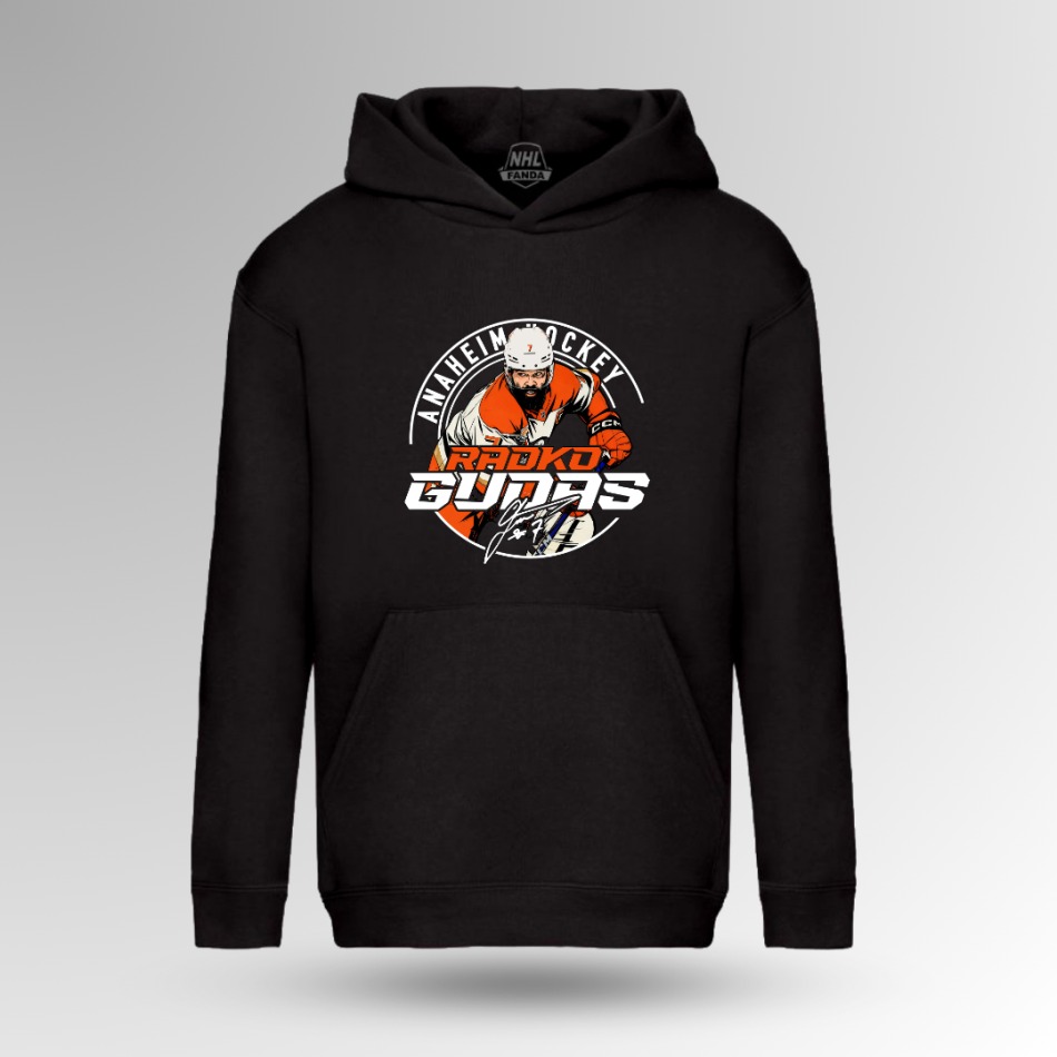 Anaheim Ducks pánská mikina s kapucí Radko Gudas #7 Town Exclusive Collection