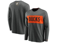 Anaheim Ducks pánské tričko s&nbsp;dlouhým rukávem Iconic Back to Basics Long Sleeve Shirt