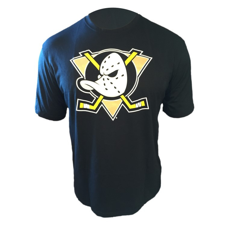 Anaheim Ducks pánské tričko black Core Logo Tee - Anaheim Ducks trička, polo trička, košile