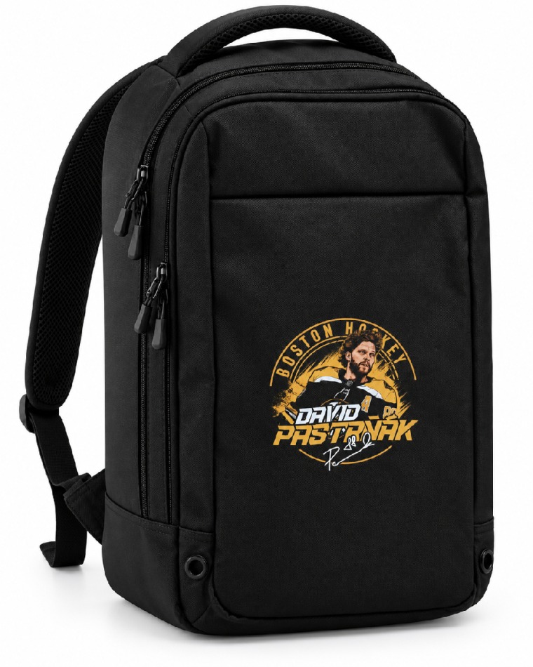 Boston Bruins batoh na záda David Pastrňák #88 Boston Hockey Town Exclusive Collection - Boston Bruins batohy, tašky, vaky