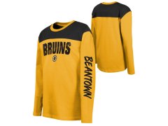Boston Bruins dětské tričko s&nbsp;dlouhým rukávem Unbeaten Run Ls Crew Nk Tee