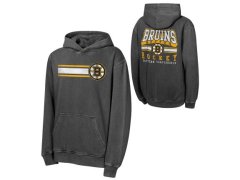 Boston Bruins dětská mikina s kapucí Cross Fade Pigment Dyed Gw Hd