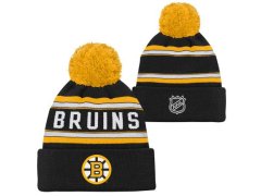 Boston Bruins dětská zimní čepice Jacquard Cuffed Knit With Pom