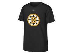 Dětské tričko David Pastrnak #88 Boston Bruins NHL Flat Name & Number Short Sleeve Cotton 7732154