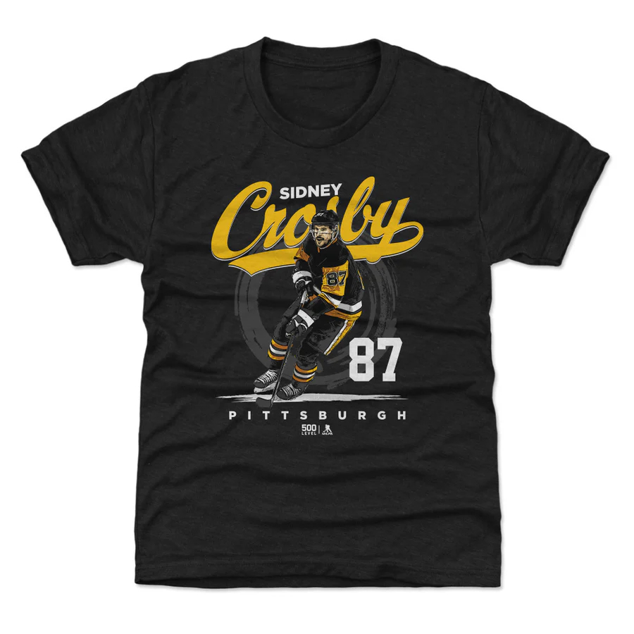 Boston Bruins dětské tričko Sidney Crosby #87 NHL Brush