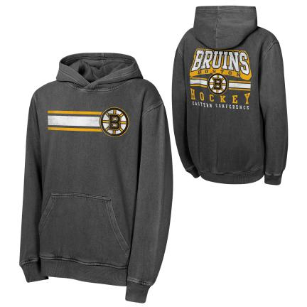 Boston Bruins dětská mikina s&nbsp;kapucí Cross Fade Pigment Dyed Gw Hd - Boston Bruins dětské oblečení