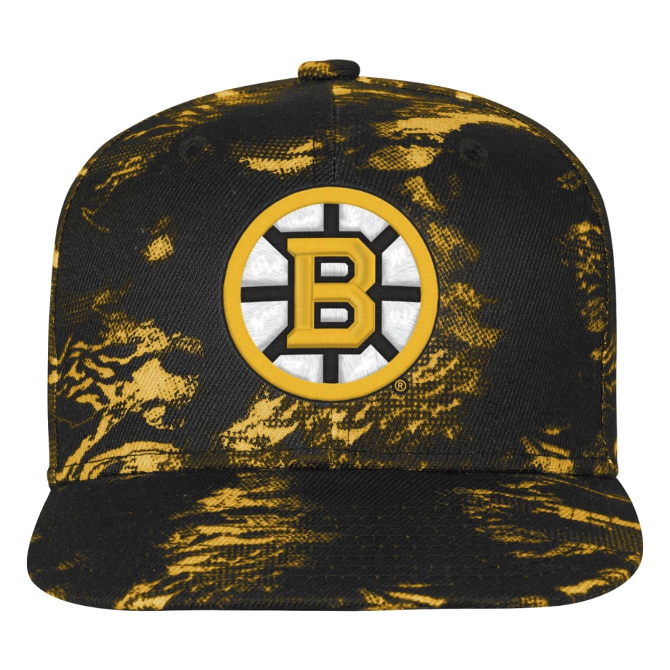 Boston Bruins dětská čepice baseballová kšiltovka NHL Dynamics Flat Brim Snapback - Boston Bruins dětské oblečení