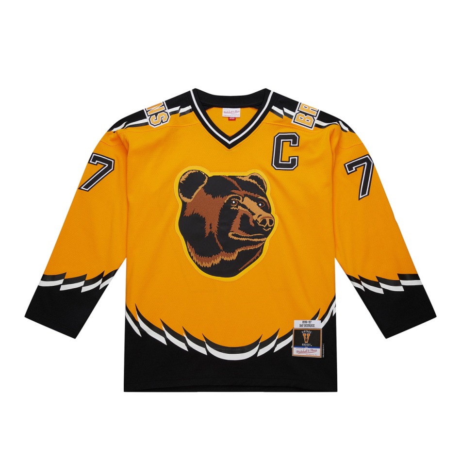 Boston Bruins hokejový dres Ray Bourque 1996 NHL Dark Alternate Jersey