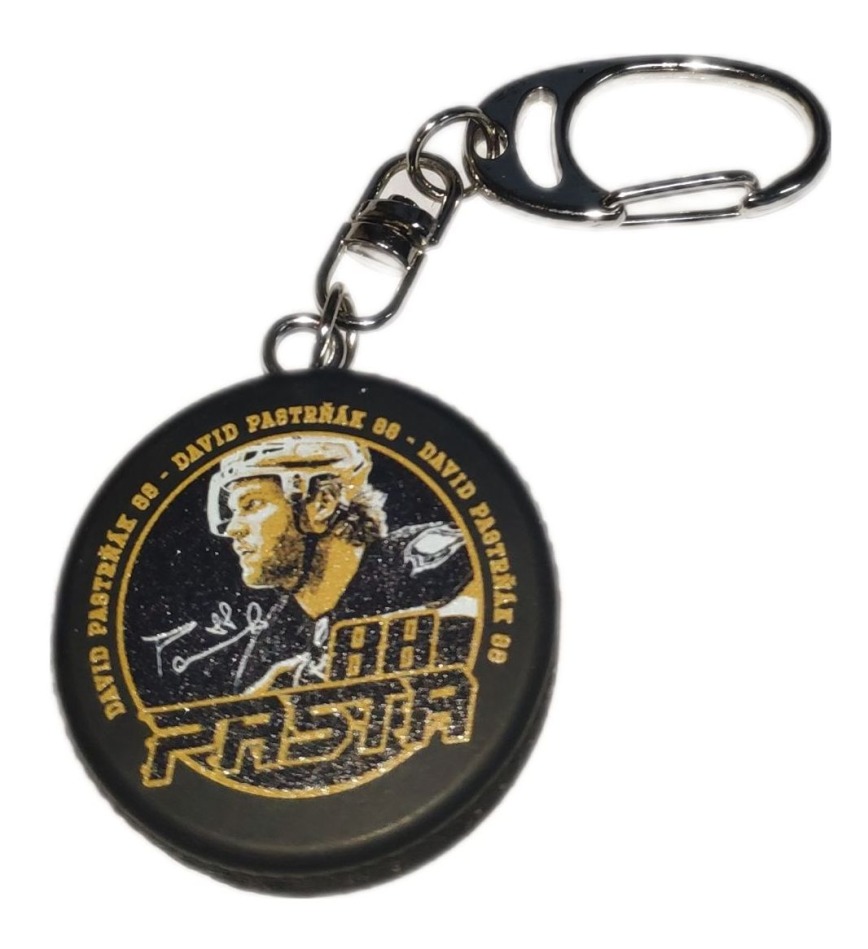 Boston Bruins přívěšek na klíče David Pastrňák #88 Exclusive Collection - Boston Bruins klíčenky, náramky, šperky