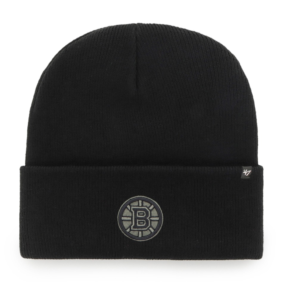 Boston Bruins zimní čepice Haymaker ´47 Cuff Knit black night