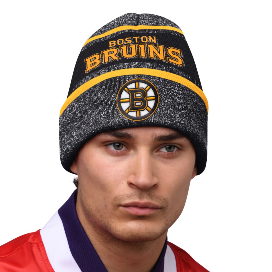 Boston Bruins zimní čepice Sideline Beanie - Boston Bruins kšiltovky, čepice, rukavice