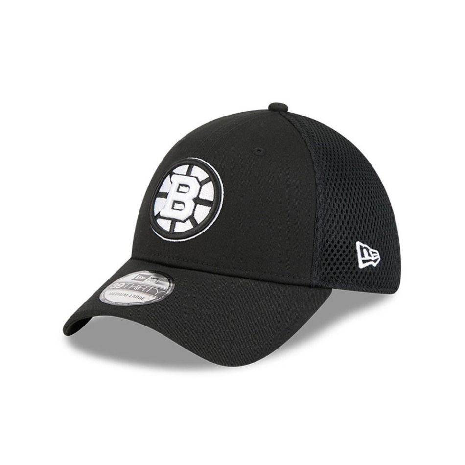 Boston Bruins čepice baseballová kšiltovka NEW ERA 3930 neo black