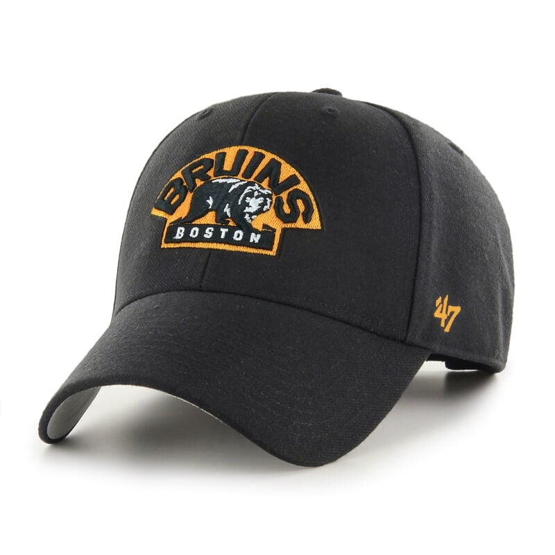 Boston Bruins čepice baseballová kšiltovka MVP bear black - Boston Bruins kšiltovky, čepice, rukavice