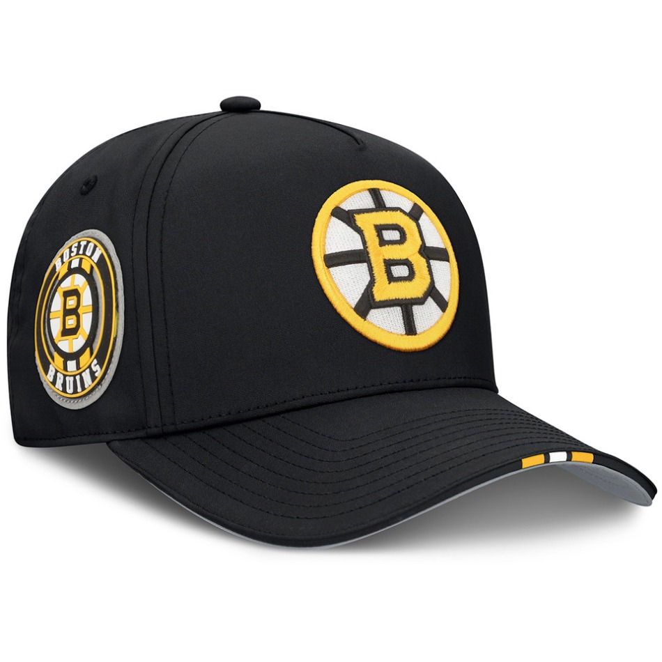 Boston Bruins čepice baseballová kšiltovka 2025 Draft Authentic Pro Structured Adjustable - Boston Bruins kšiltovky, čepice, rukavice