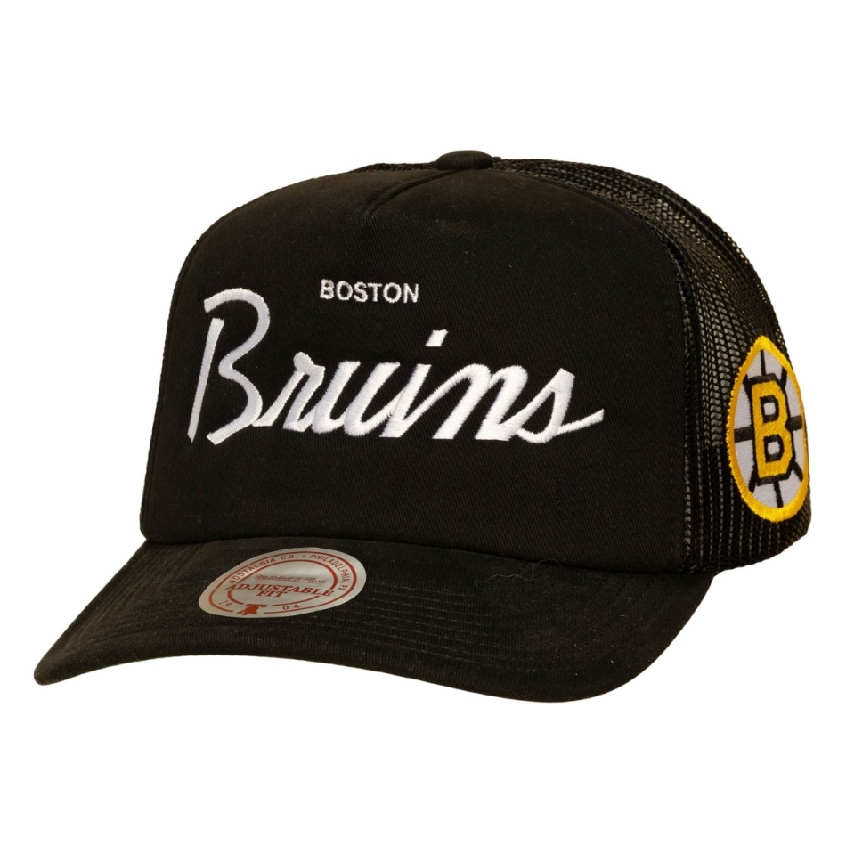 Boston Bruins čepice baseballová kšiltovka NHL Head Coach Trucker - Boston Bruins kšiltovky, čepice, rukavice