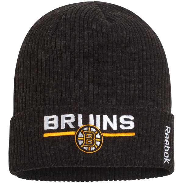 Boston Bruins zimní kulich black Locker Room 16 - Boston Bruins kšiltovky, čepice, rukavice
