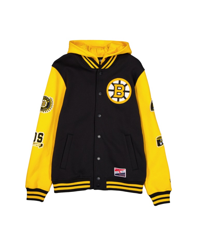Boston Bruins pánská mikina s&nbsp;kapucí US Edit - Boston Bruins mikiny, bundy, kalhoty