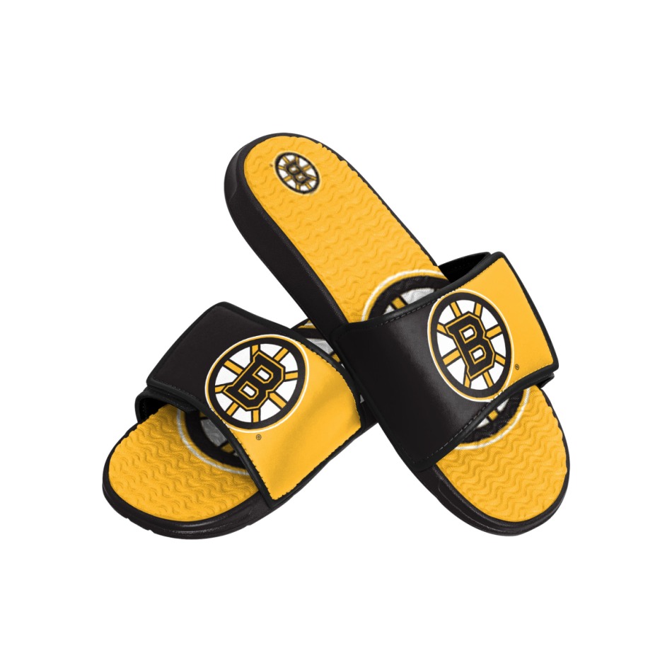 Boston Bruins pánské pantofle Colorblock Slipper - Boston Bruins ostatní modní doplňky