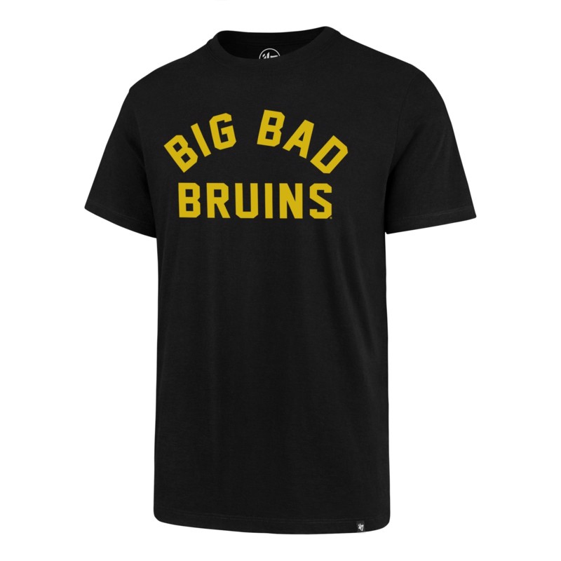 Boston Bruins pánské tričko MVP ´47 SUPER RIVAL Player Tee - Boston Bruins trička, polo trička, košile