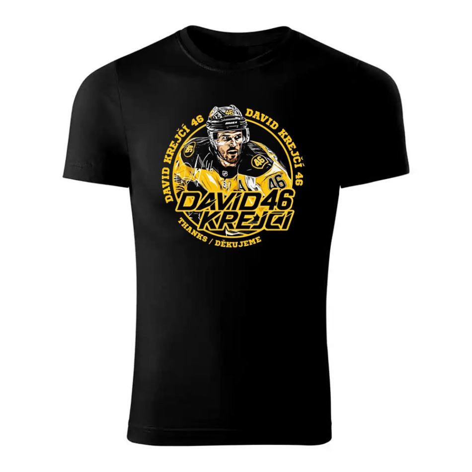Boston Bruins pánské tričko David Krejčí #46 Exclusive Collection