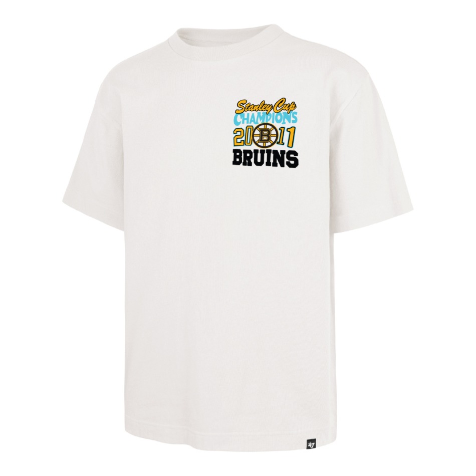 Boston Bruins pánské tričko Starside 47 Foundation Tee white