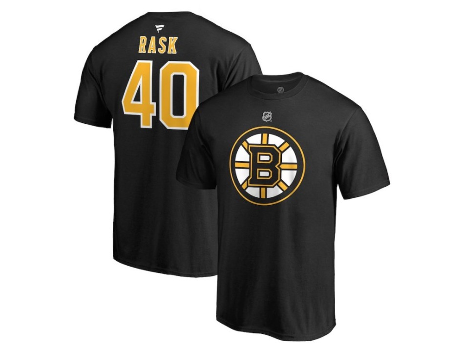 Boston Bruins pánské tričko #40 Tuukka Rask black