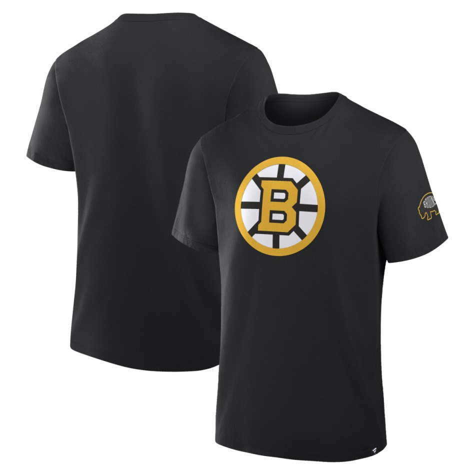 Boston Bruins pánské tričko Hat Trick black