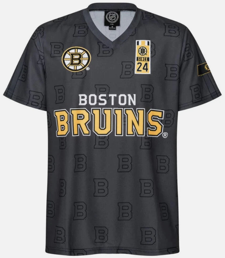 Boston Bruins pánské tričko NHL Soccer Style Jersey