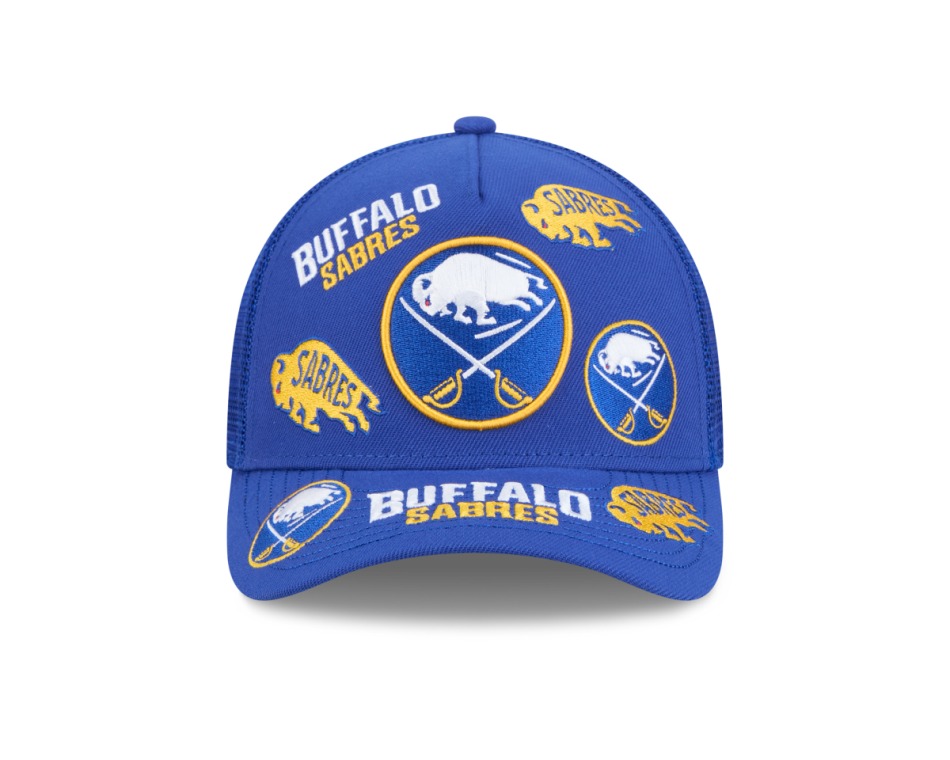 Buffalo Sabres čepice baseballová kšiltovka NHL 9FORTY M-Crown A-Frame Trucker All Over