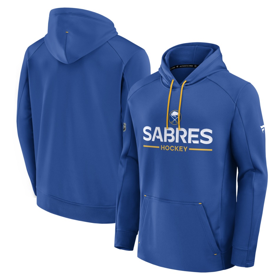 Buffalo Sabres pánská mikina s kapucí Authentic Pro Rink Poly Fleece POH