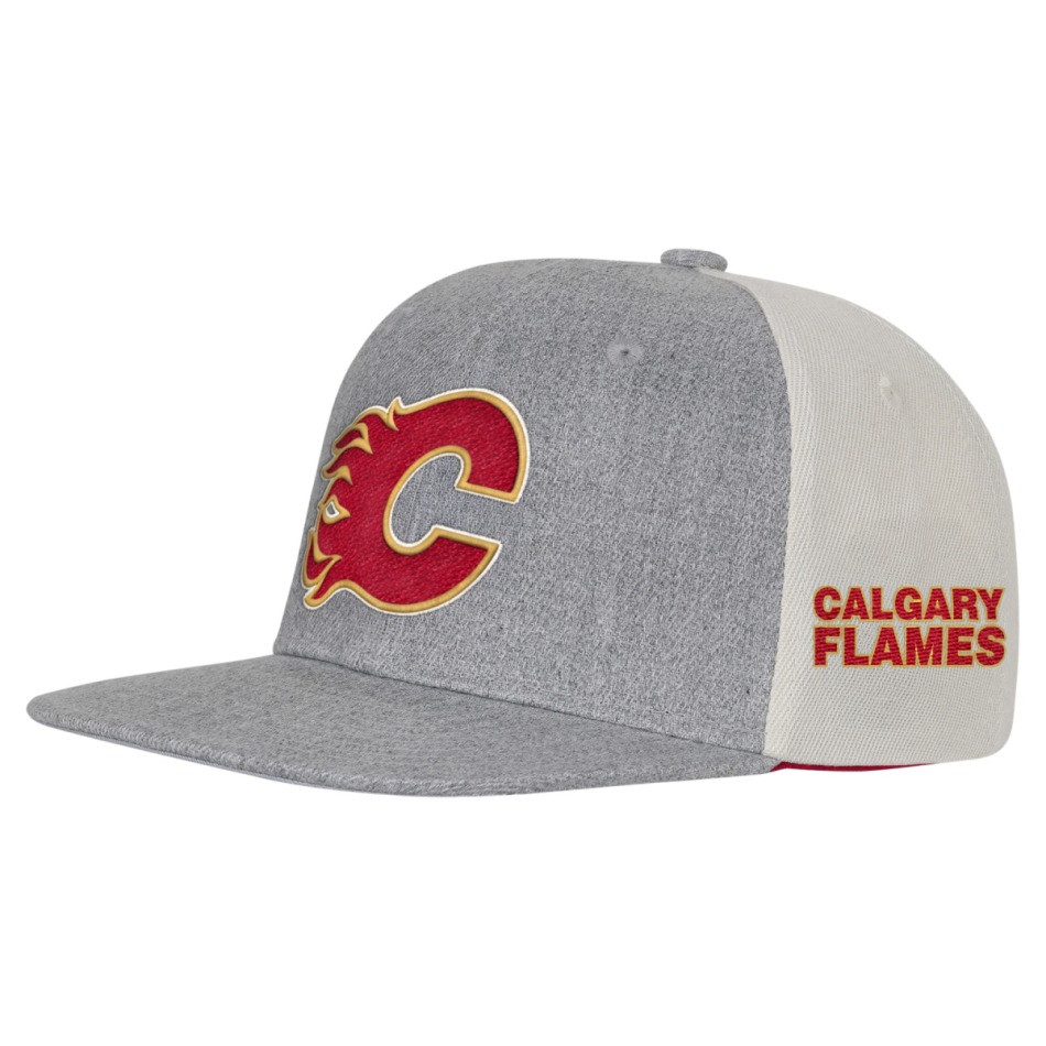 Calgary Flames dětská čepice baseballová kšiltovka Ace In The Hole Flatbrim Snapb