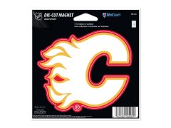 Calgary Flames magnetka Die Cut