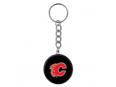 NHL přívěšek na klíče minipuk Calgary