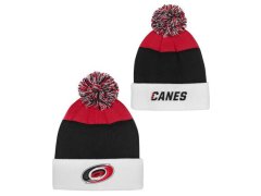 Carolina Hurricanes dětská zimní čepice Essentials Cuffed Knit W Pom