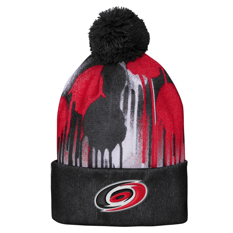 Carolina Hurricanes dětská zimní čepice Paint Splatter Cuffed - Carolina Hurricanes dětské oblečení