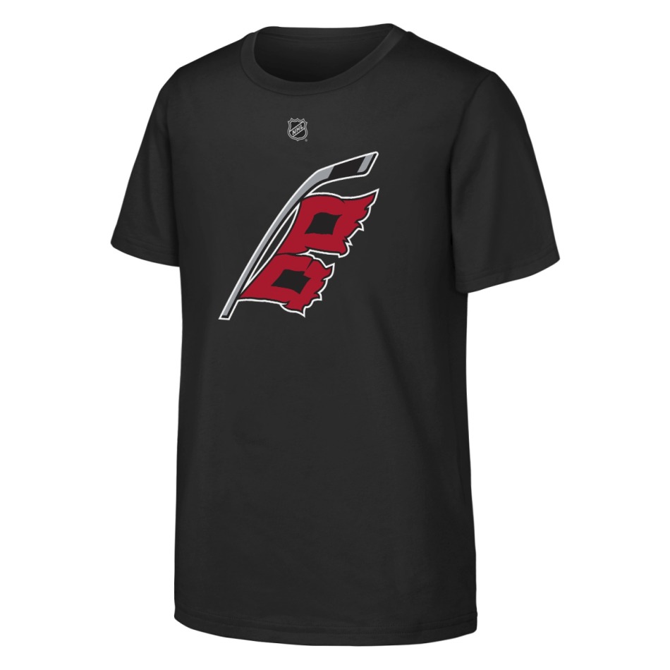 Dětské tričko Sebastian Aho #20 Carolina Hurricanes NHL Flat Name & Number Short Sleeve Cotton - Carolina Hurricanes dětské oblečení