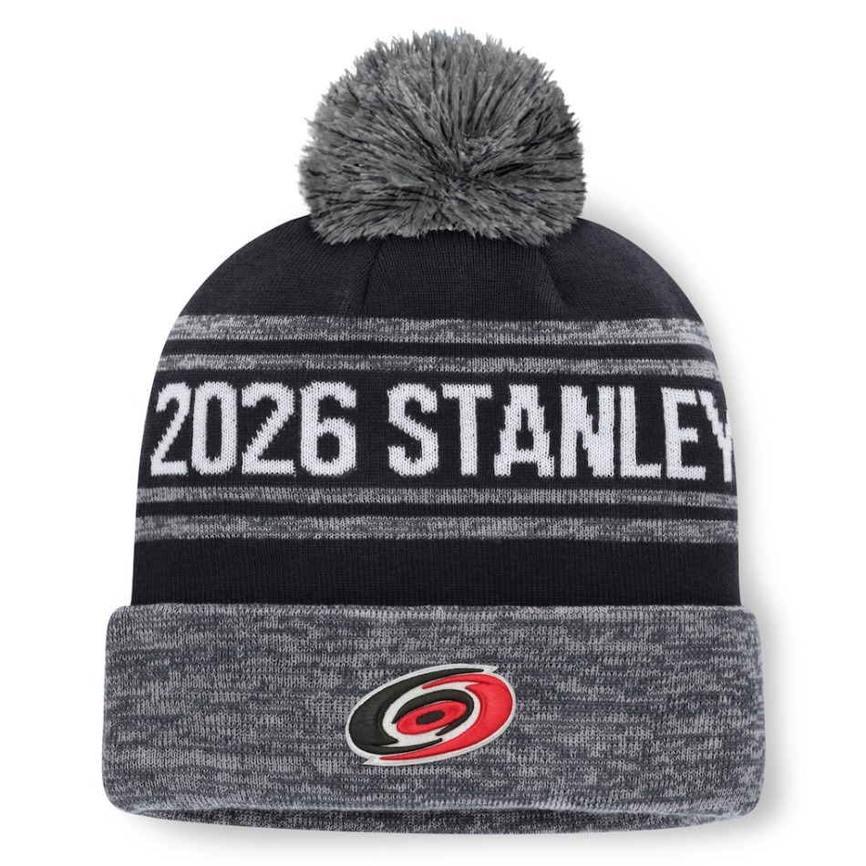 Carolina Hurricanes zimní čepice NHL 2026 Stanley Cup Champions