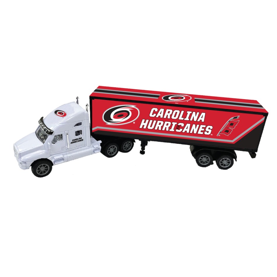Carolina Hurricanes kamion 18-Wheeler Big Rig Truck White - Carolina Hurricanes ostatní suvenýry