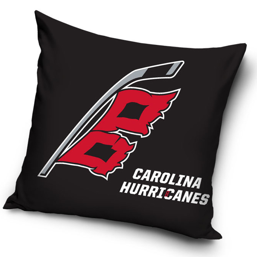Carolina Hurricanes polštářek black - Carolina Hurricanes povlečení, ručníky, deky